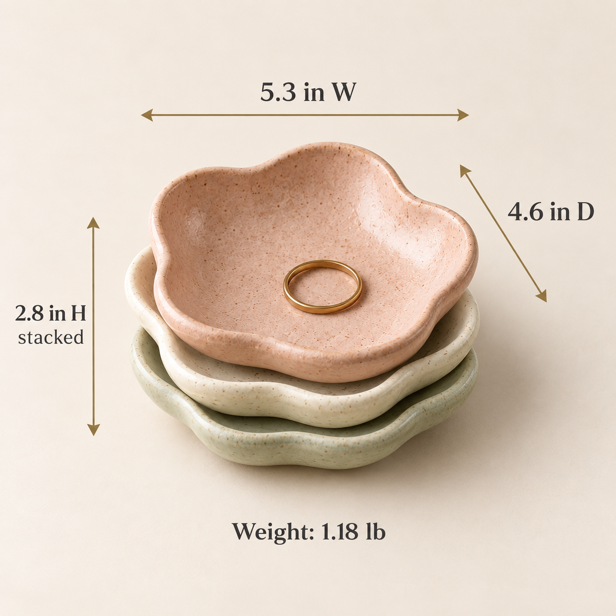 Petal Stack Jewelry Trays