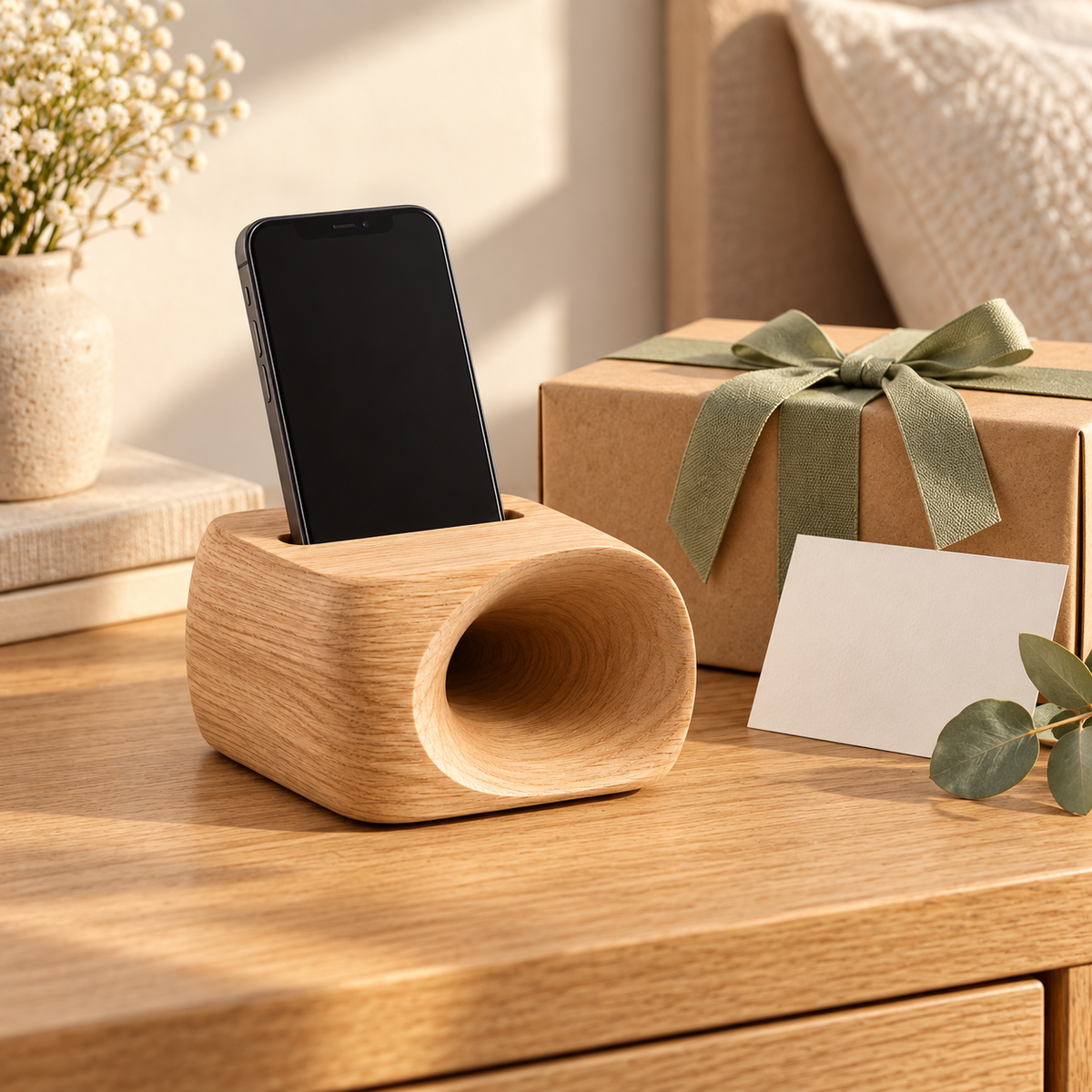 Echo Wood Phone Amplifier