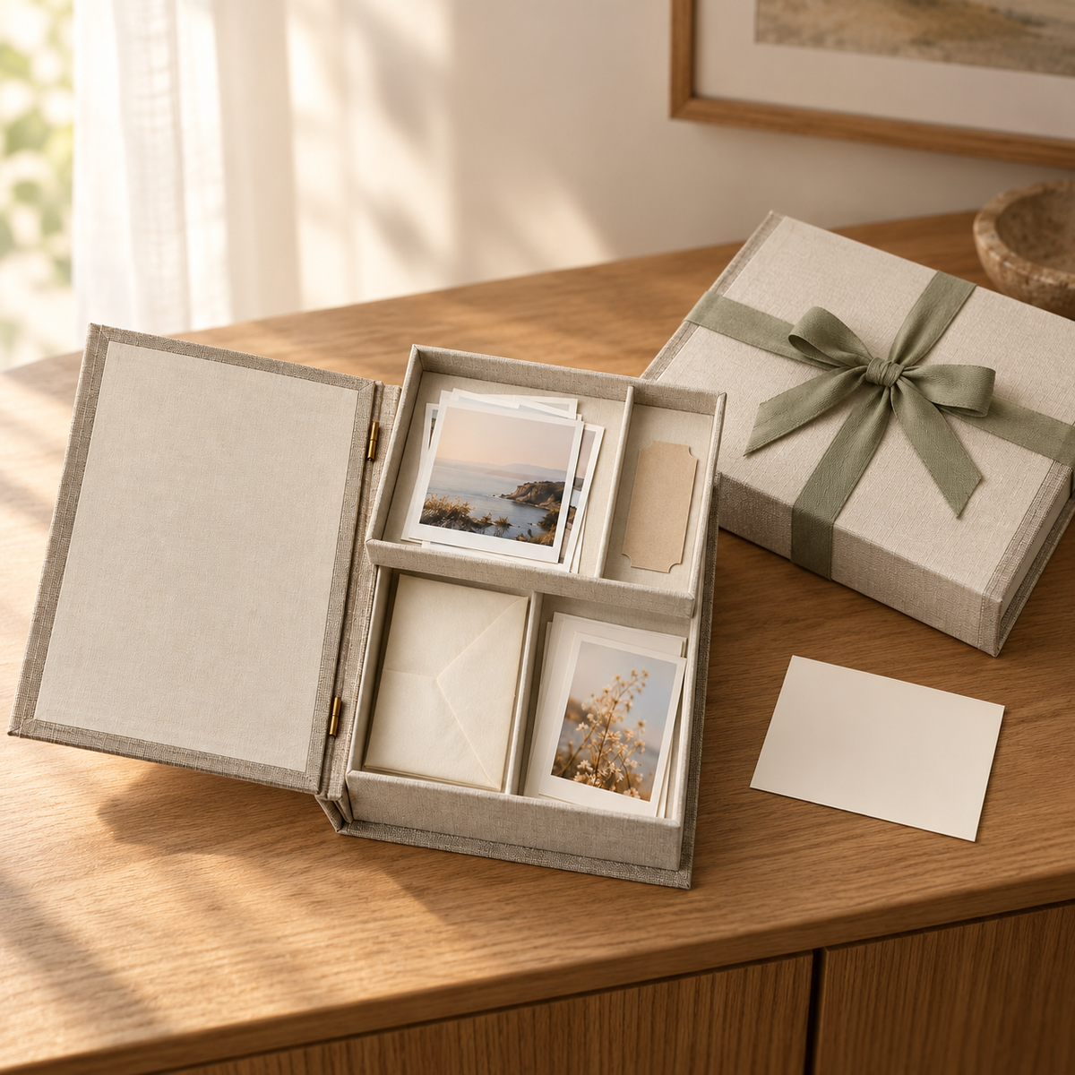Folded Memory Keepsake Box