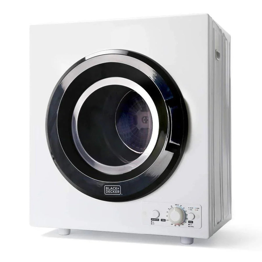 3.5 Cu. ft. Portable Dryer - White Black