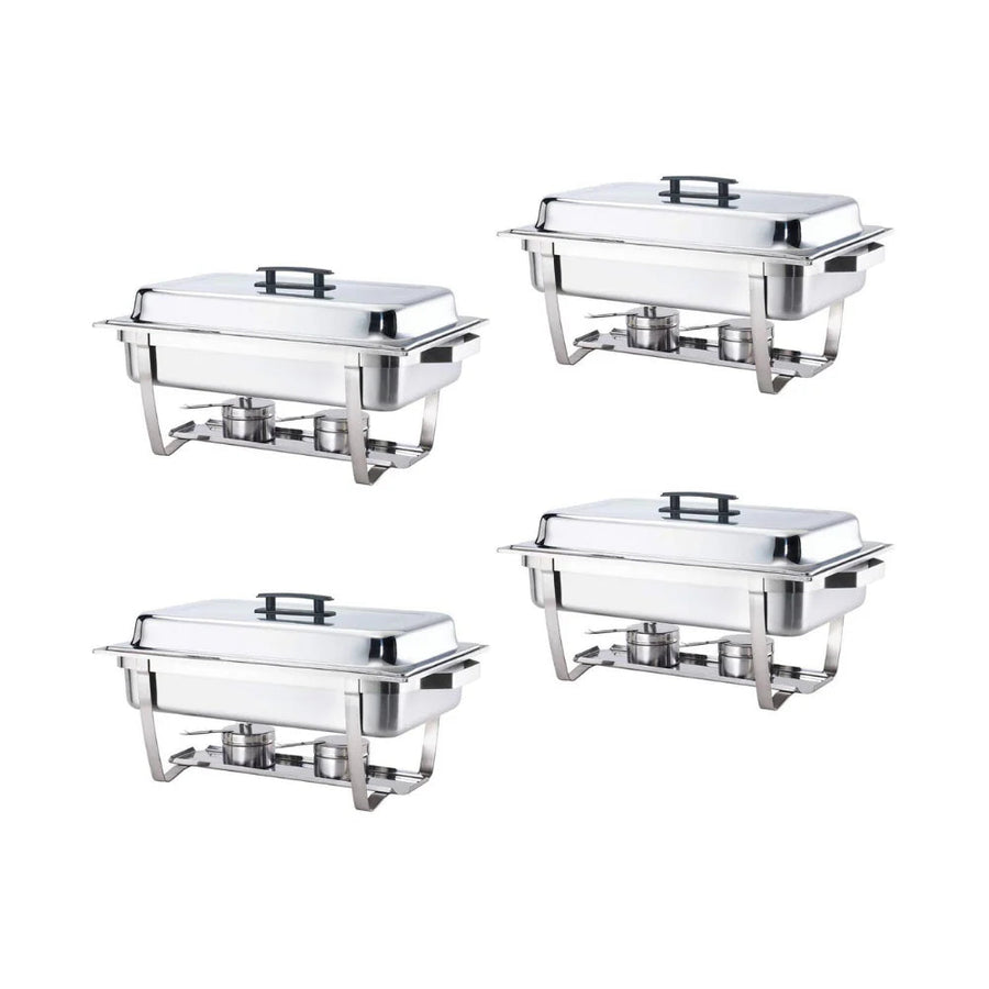 4 Pack 8 quart Stainless Steel Chafing Dish