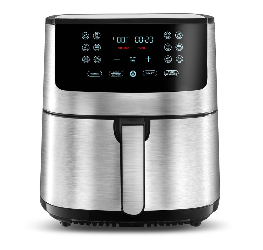8-QT. Stainless Steel Digital Air Fryer