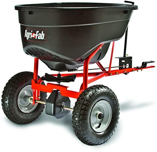 130-POUND Tow Behind Broadcast Spreader