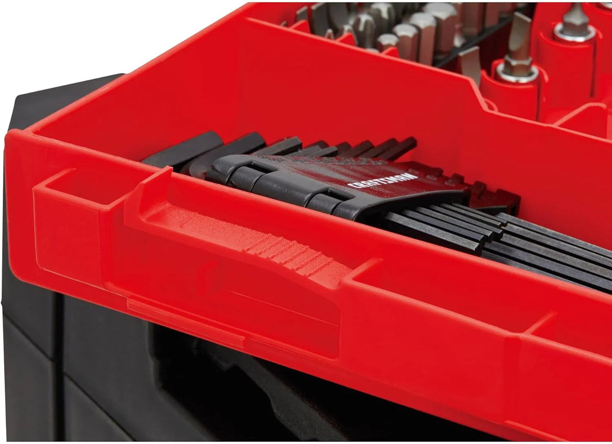 262-PIECE Mechanic Tool Set, Master Socket Set with 3-DRAWER Versastack Tool Box, Sae/metric Set
