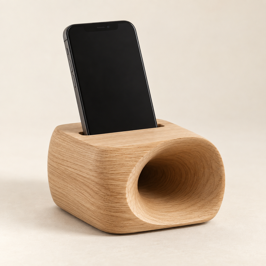 Echo Wood Phone Amplifier