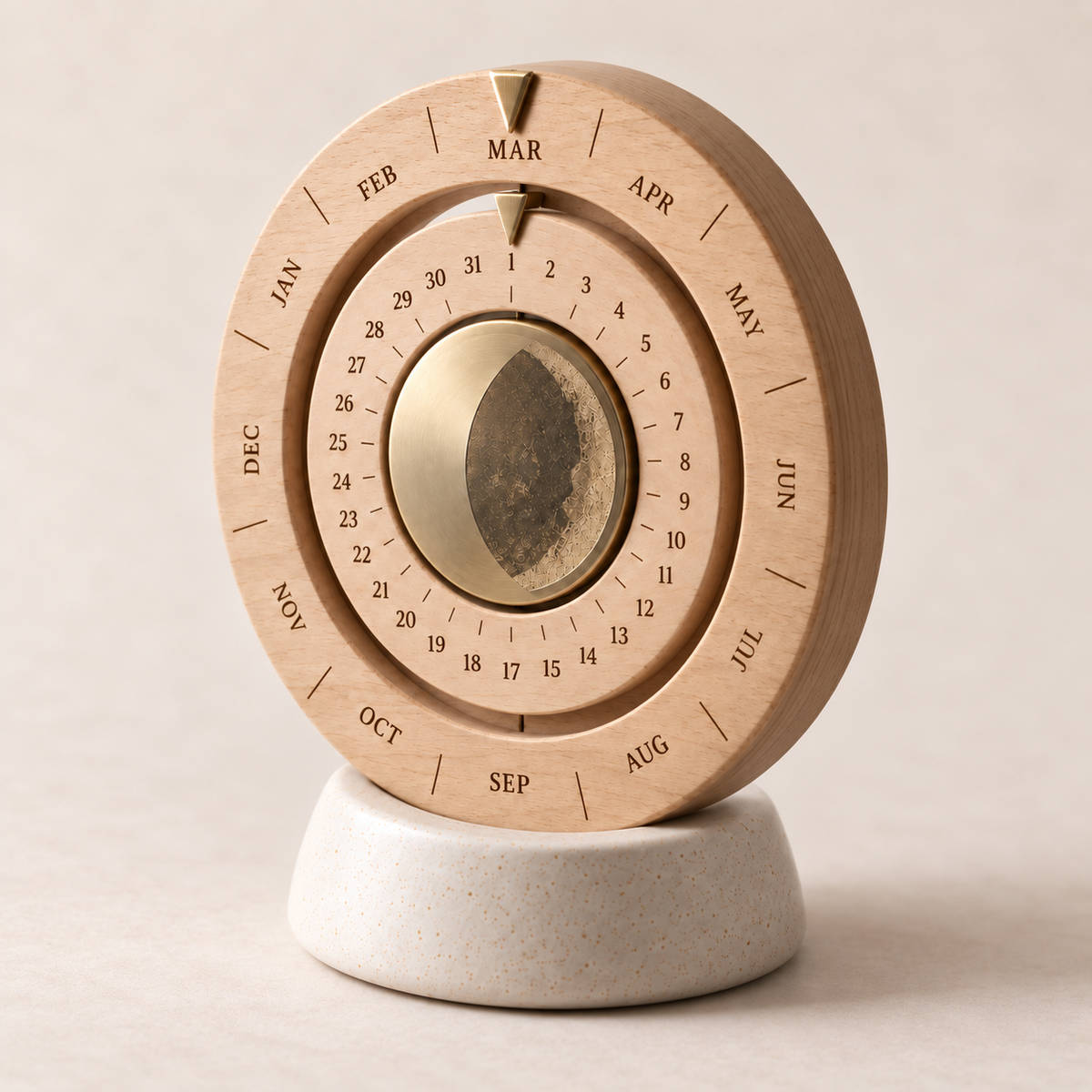 Moon Turn Perpetual Calendar