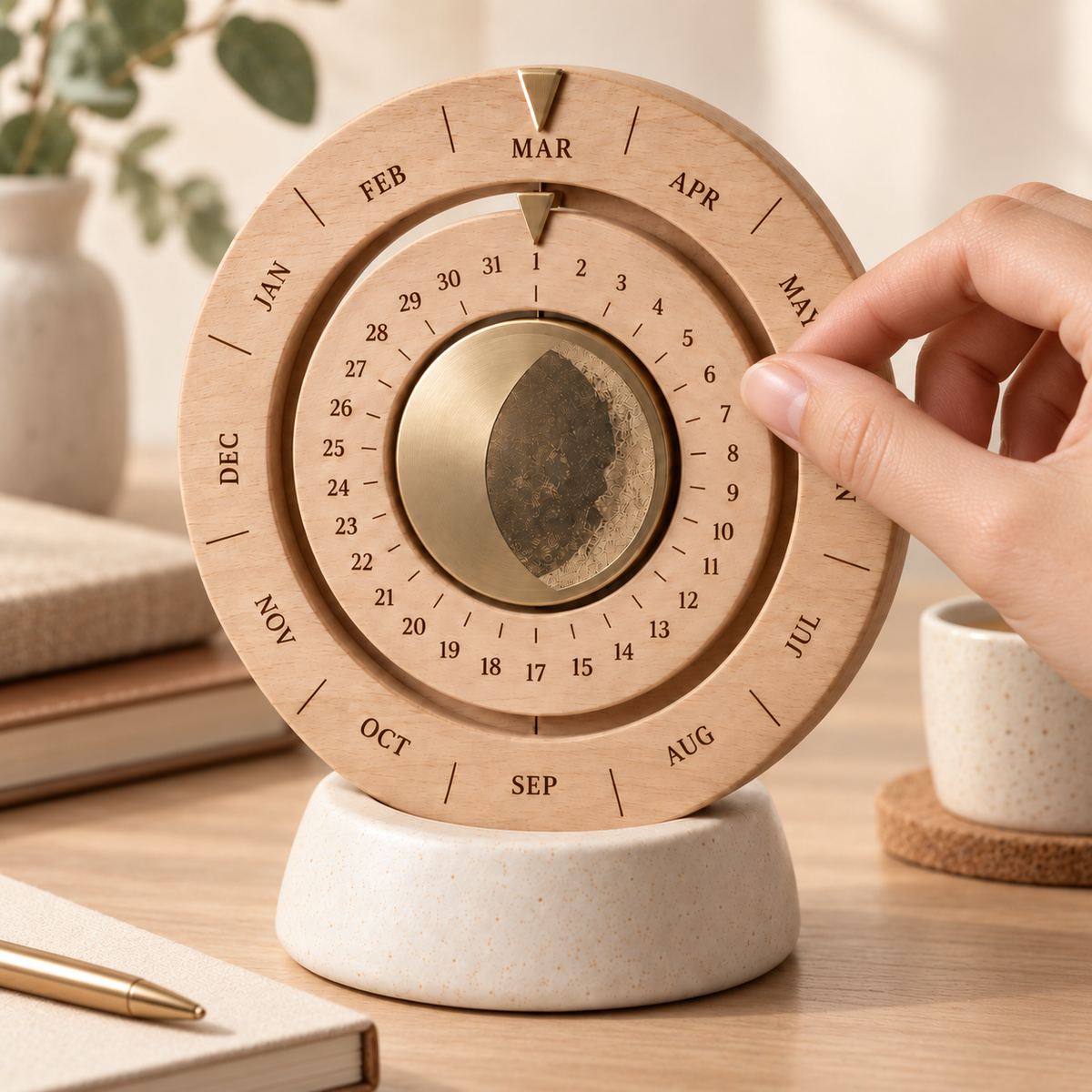 Moon Turn Perpetual Calendar
