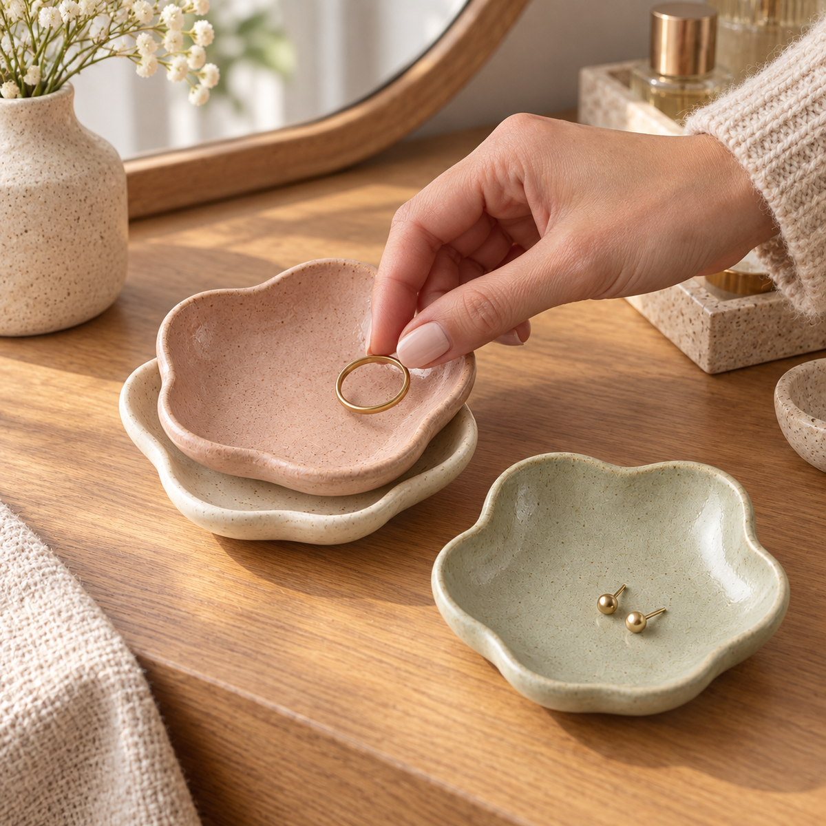 Petal Stack Jewelry Trays