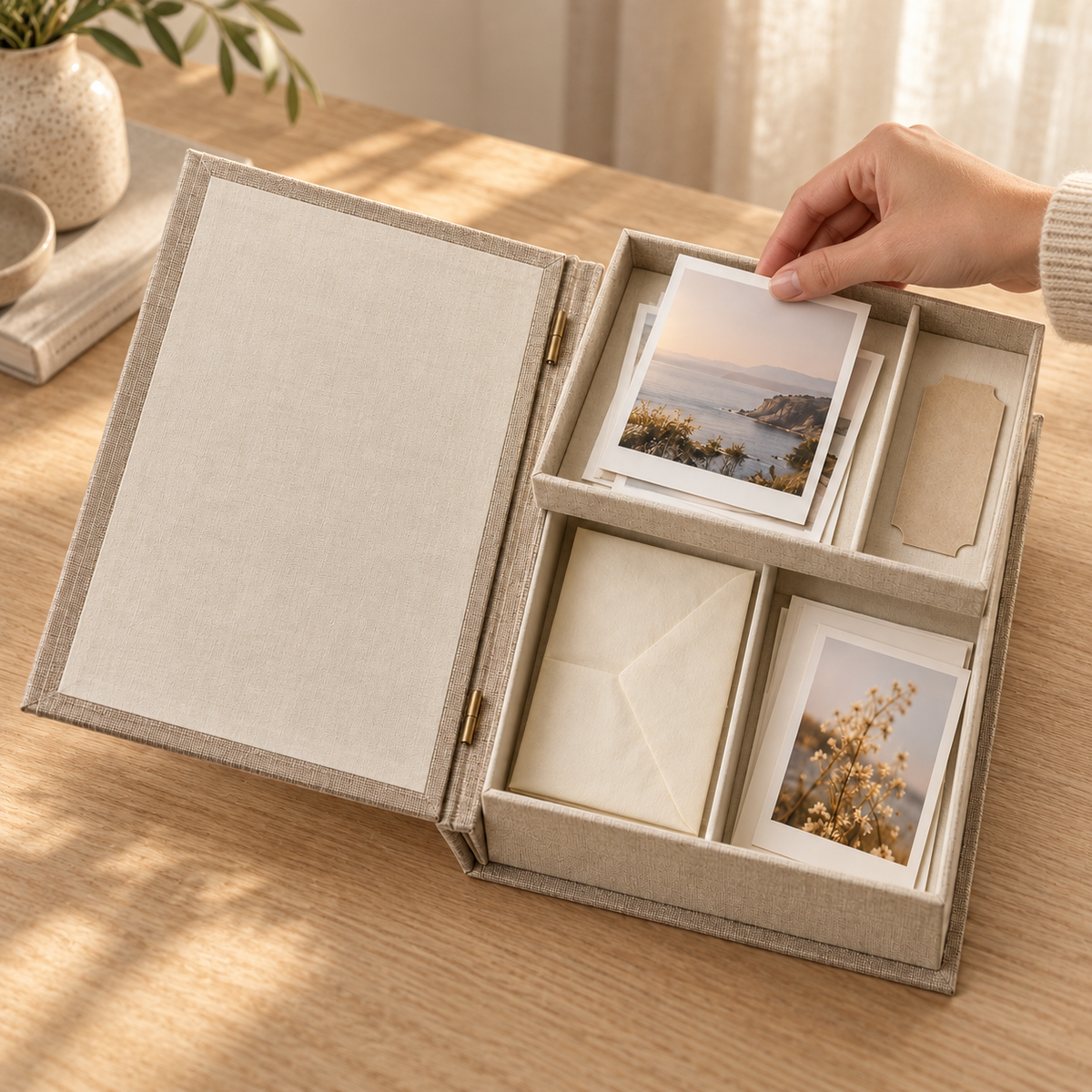 Folded Memory Keepsake Box