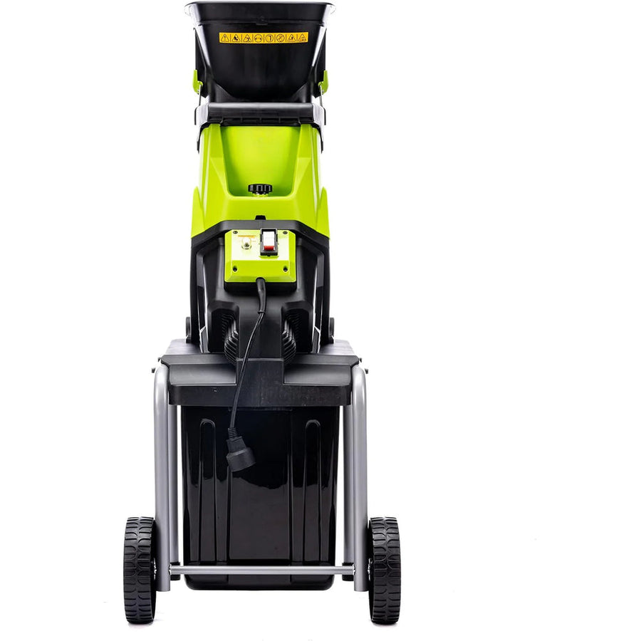 15-AMP Garden Corded Electric Chipper, Collection Bin