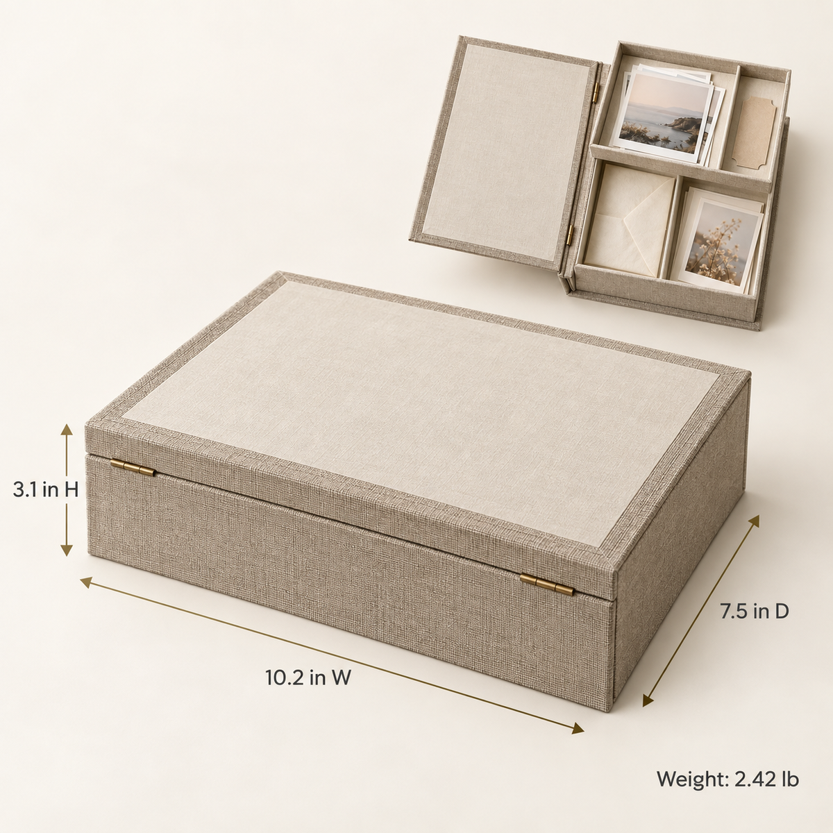 Folded Memory Keepsake Box