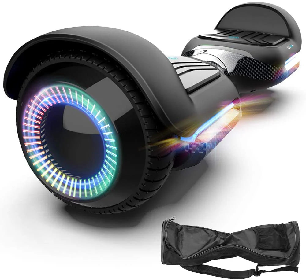 6.5 Inch with Flashed Wheel Smart Self Balanceing Scooter with Music Speaker App-enabled Hoverboard