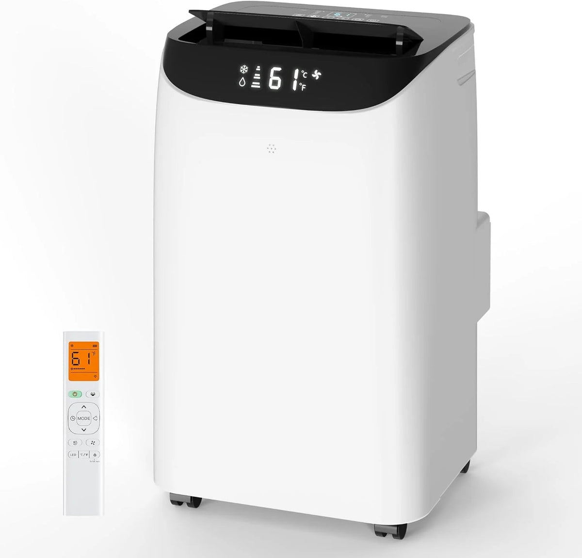 Portable Air Conditioner Cools Up to 700 Sq.ft, 3-IN-1 Energy Efficient Portable AC Unit with Remote Control & Installation Kits for Large…