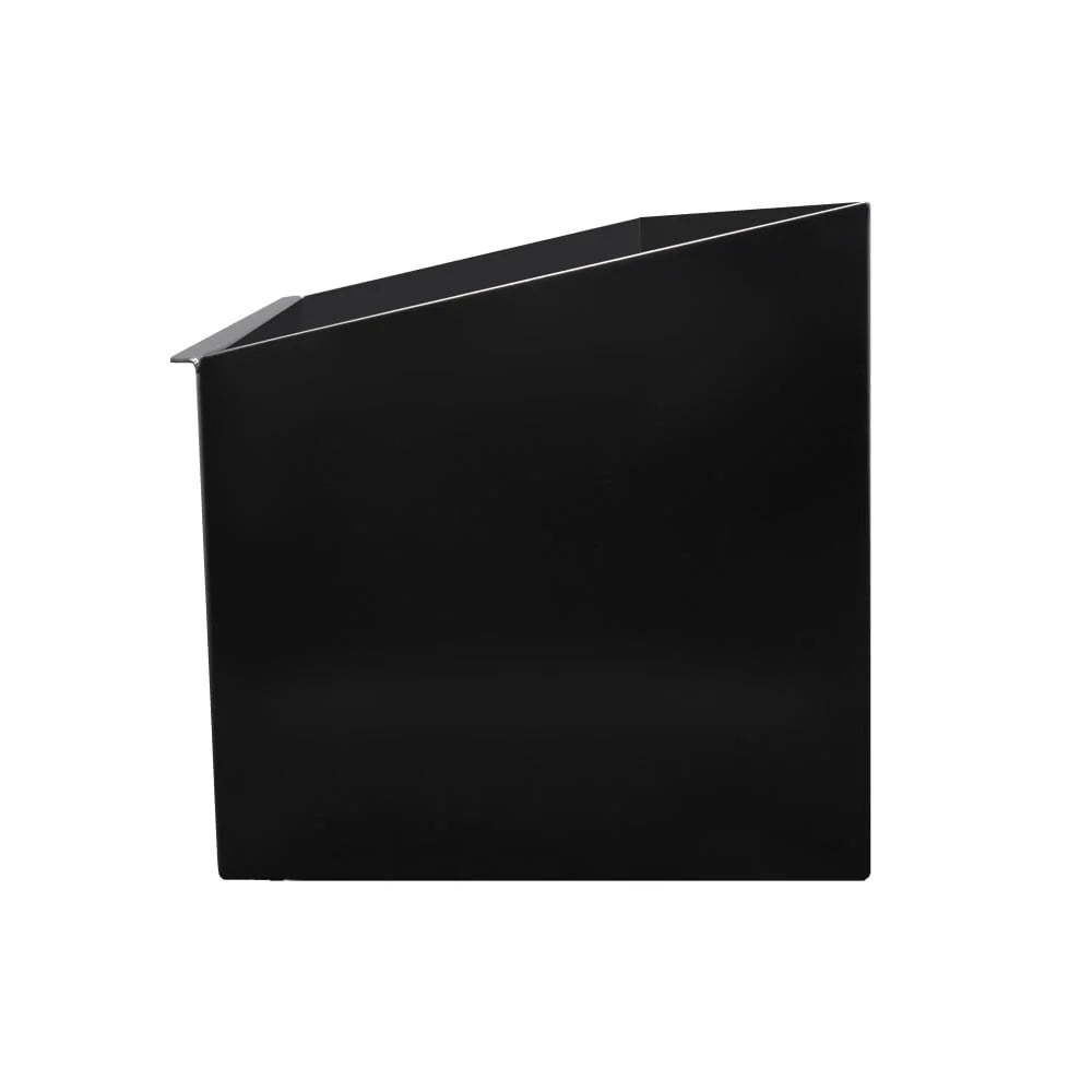 Dual Fuel Jug Holder - Aluminum Design for Two 5 gallon Jugs, Black Storage Organizer for Trailers & Garages