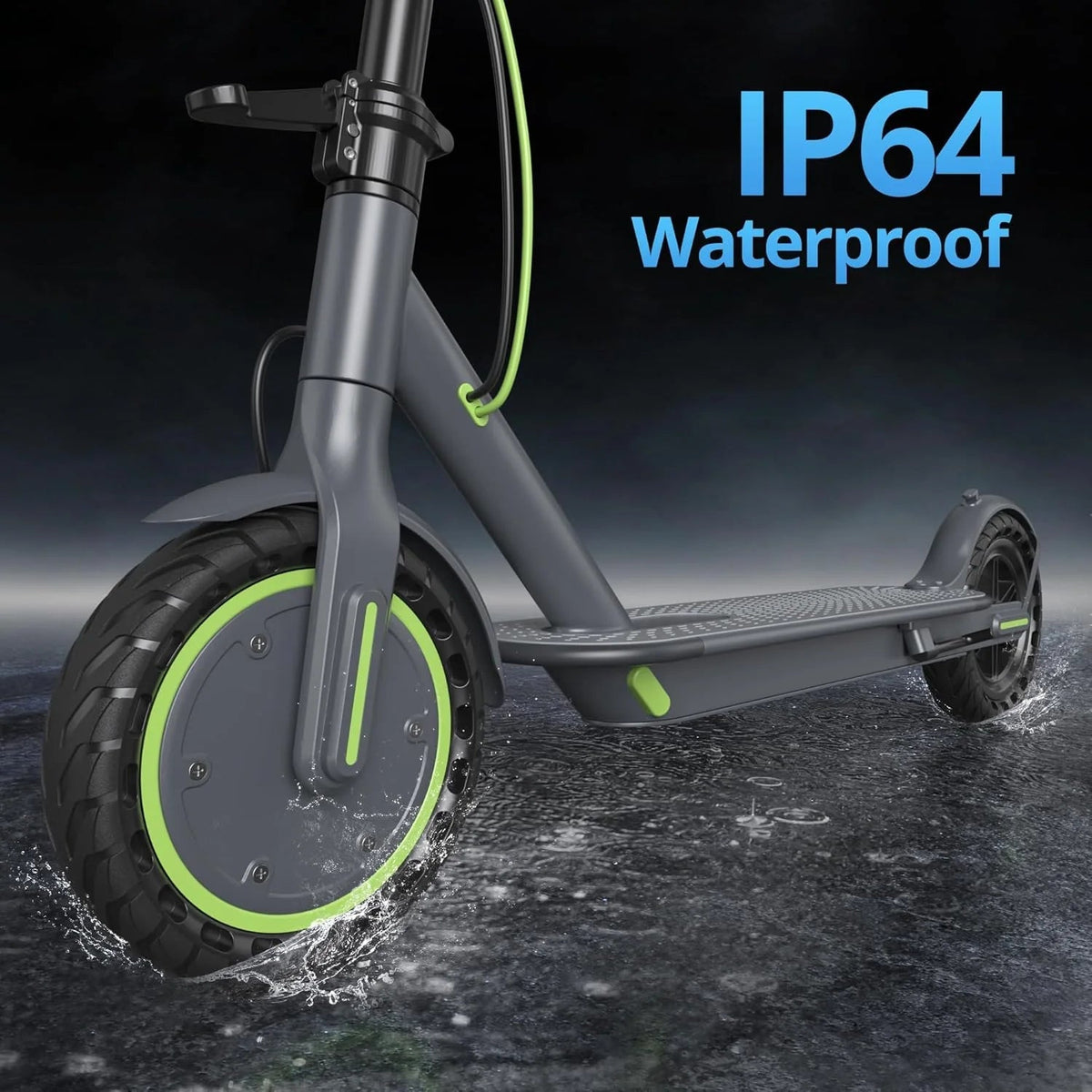 Electric Scooter - 8.5" Solid Tires, 350W Motor, Up to 19 Mph and 21-23 Miles Long-range Portable Foldable Commuting Scooter for Adults with…