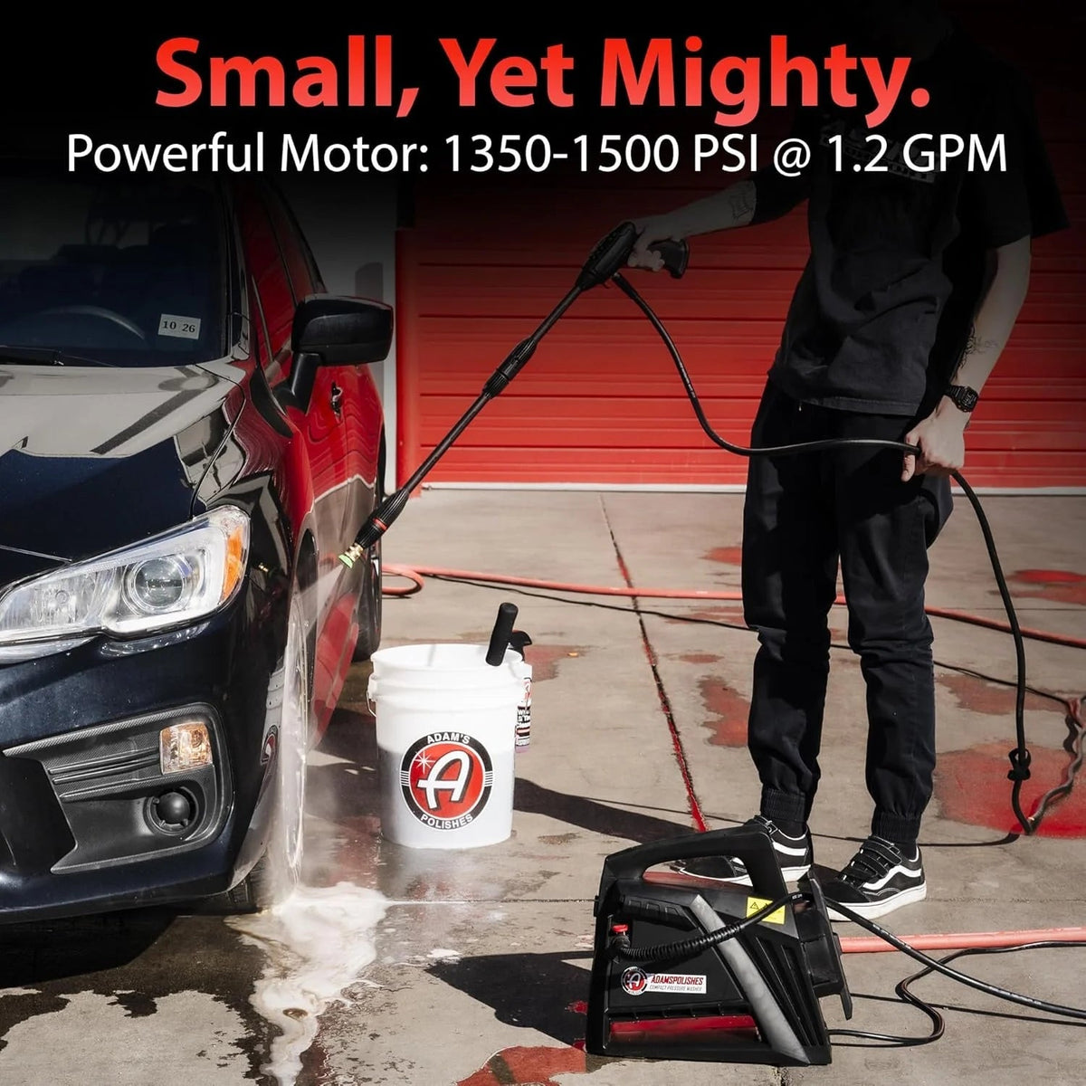 Electric Pressure Washer 2.0, Powerful 1.4 GPM 2000 PSI Car Pressure Washer Sprayer, Snub Nose & Tip Attachment, Use,car Soap, Patio Boat RV…