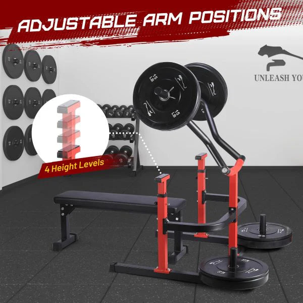 Chest Press Machine, 1050LBS Capacity, Independent Converging Arms, Weight Bench Press with Adjustable Flat Bench for Upper Body Workouts,…