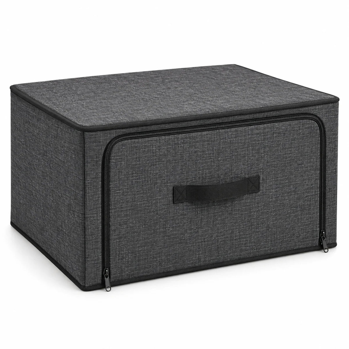 Charcoal Front-Opening Wardrobe Storage Bag
