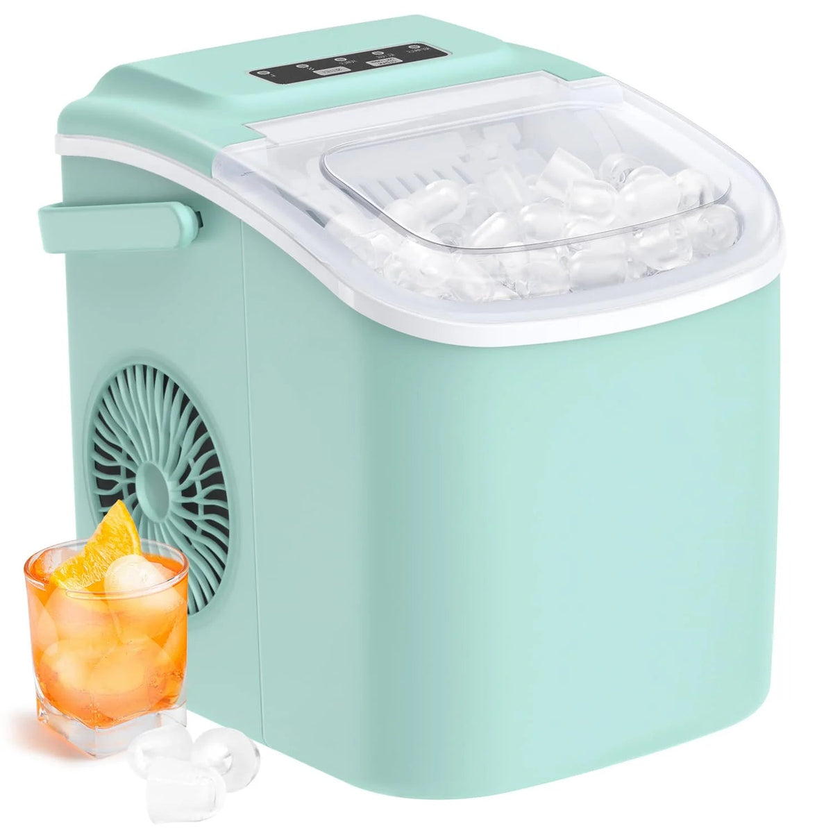 Ice Maker Countertop, Chewable Pellet Ice Machine with Self-cleanin Function, 33LBS/24H Portable Ice Makers for Home Kitchen Officce,…