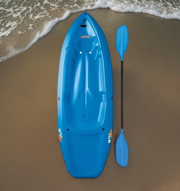 6' Youth Kayak with Paddle. Designed for Stability and Safety, It's the Perfect Choice for Young Paddlers Ready to Conquer the Water
