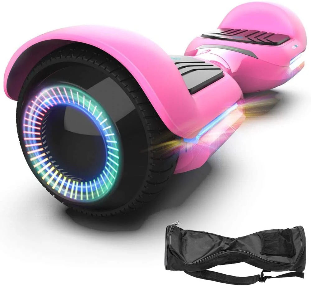 6.5 Inch with Flashed Wheel Smart Self Balanceing Scooter with Music Speaker App-enabled Hoverboard