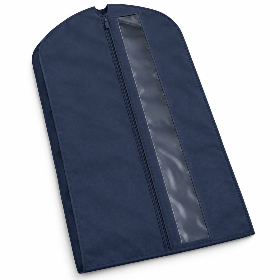 Navy Windowed Garment Cover, Short