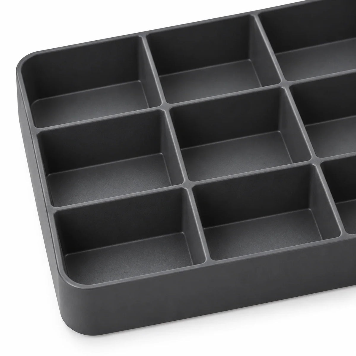 Charcoal Small Parts Drawer Tray, 9 Compartments