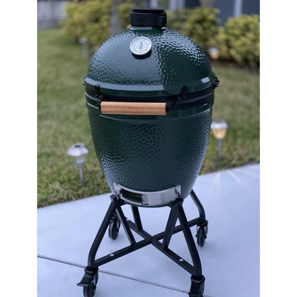 Big Green Egg Grill Smoker with New Accessories