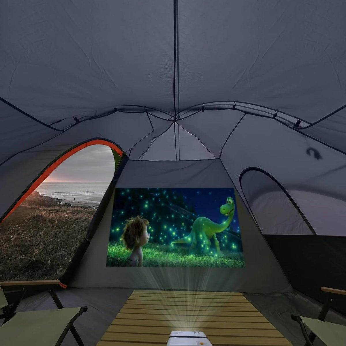 Camping Tent 10-PERSON-FAMILY Tents, Parties, Music Festival Tent, Big, Easy Up, 5 Large Mesh Windows, Double Layer, 2 Room, Waterproof,…