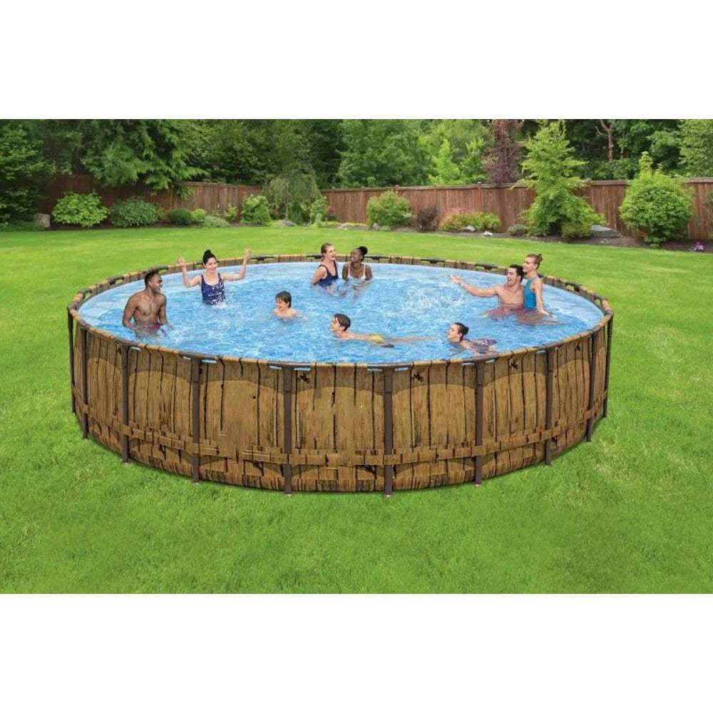 22' X 52QUOT; Round Above Ground Pool Set