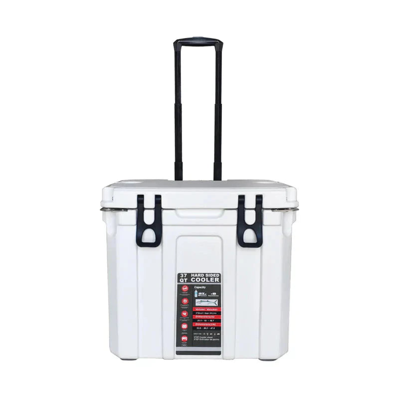 37 Quart Ice Chest Cooler Lockable Bottle Opener Insulated