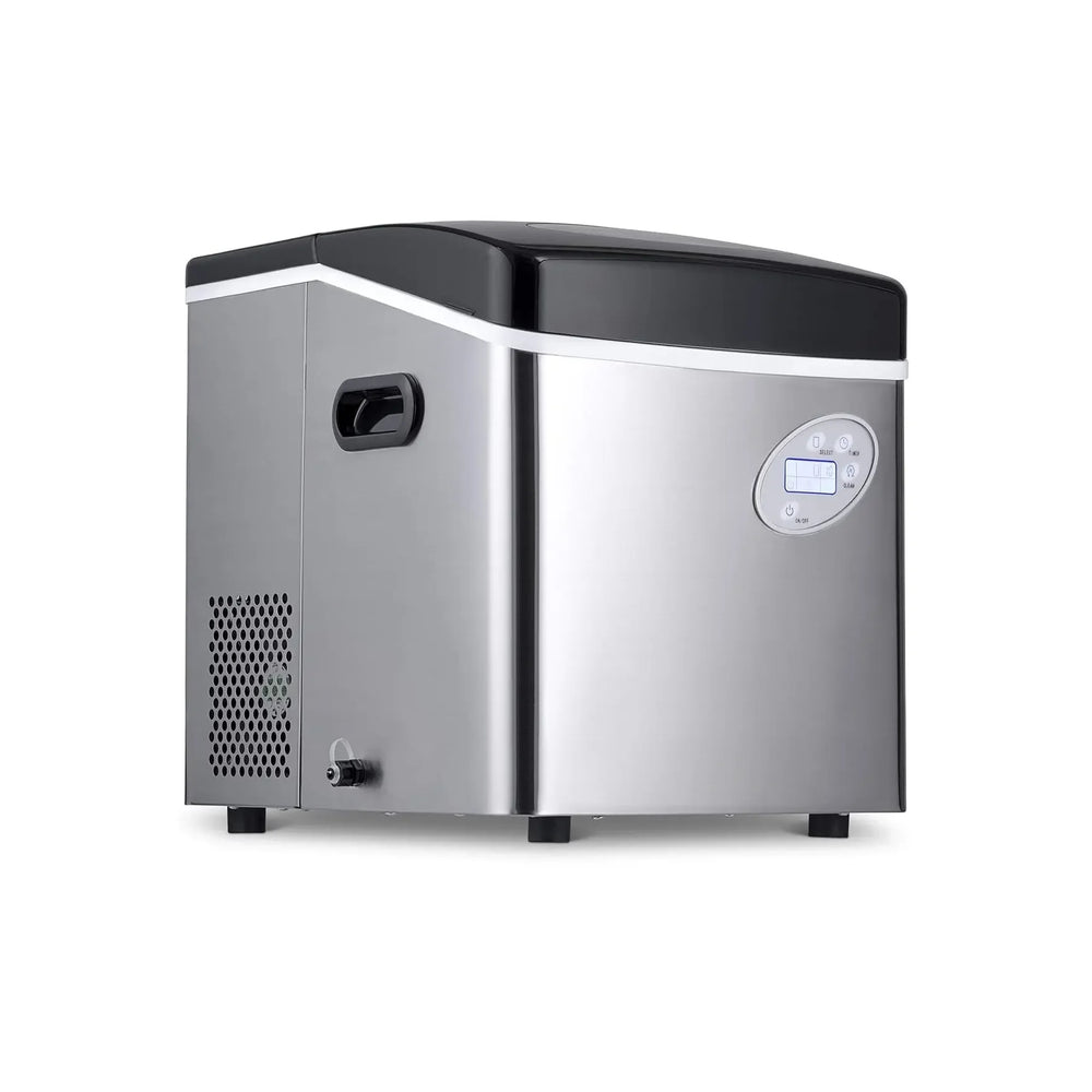 Portable Ice Maker 50 lb. Daily, 12 Cubes in Under 7 Minutes - Compact Countertop Design - 3 Size Bullet Shaped Ice - for…