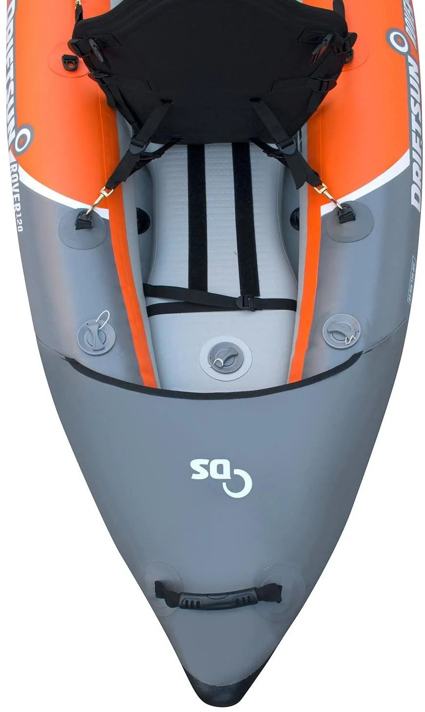 120/220 Inflatable Tandem White-water Kayak with High Pressure Floor and Eva Padded Seats with High Back Support, Includes Action Cam Mount,…