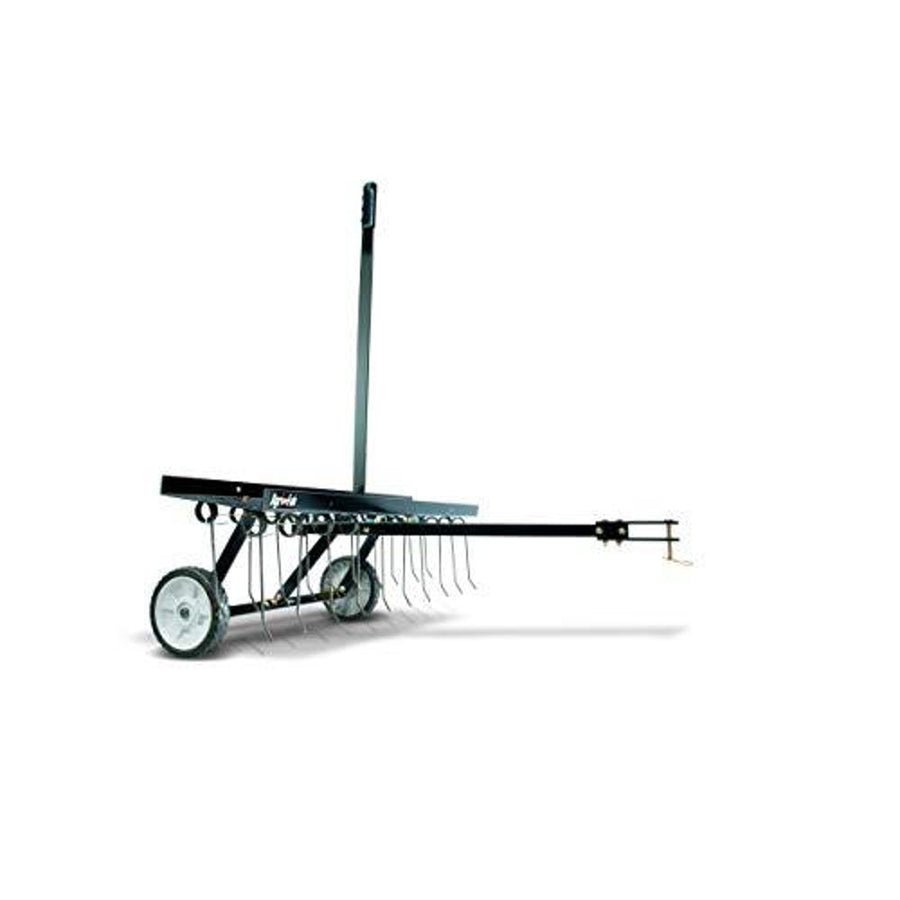 48-INCH Tine Tow Dethatcher,black,medium