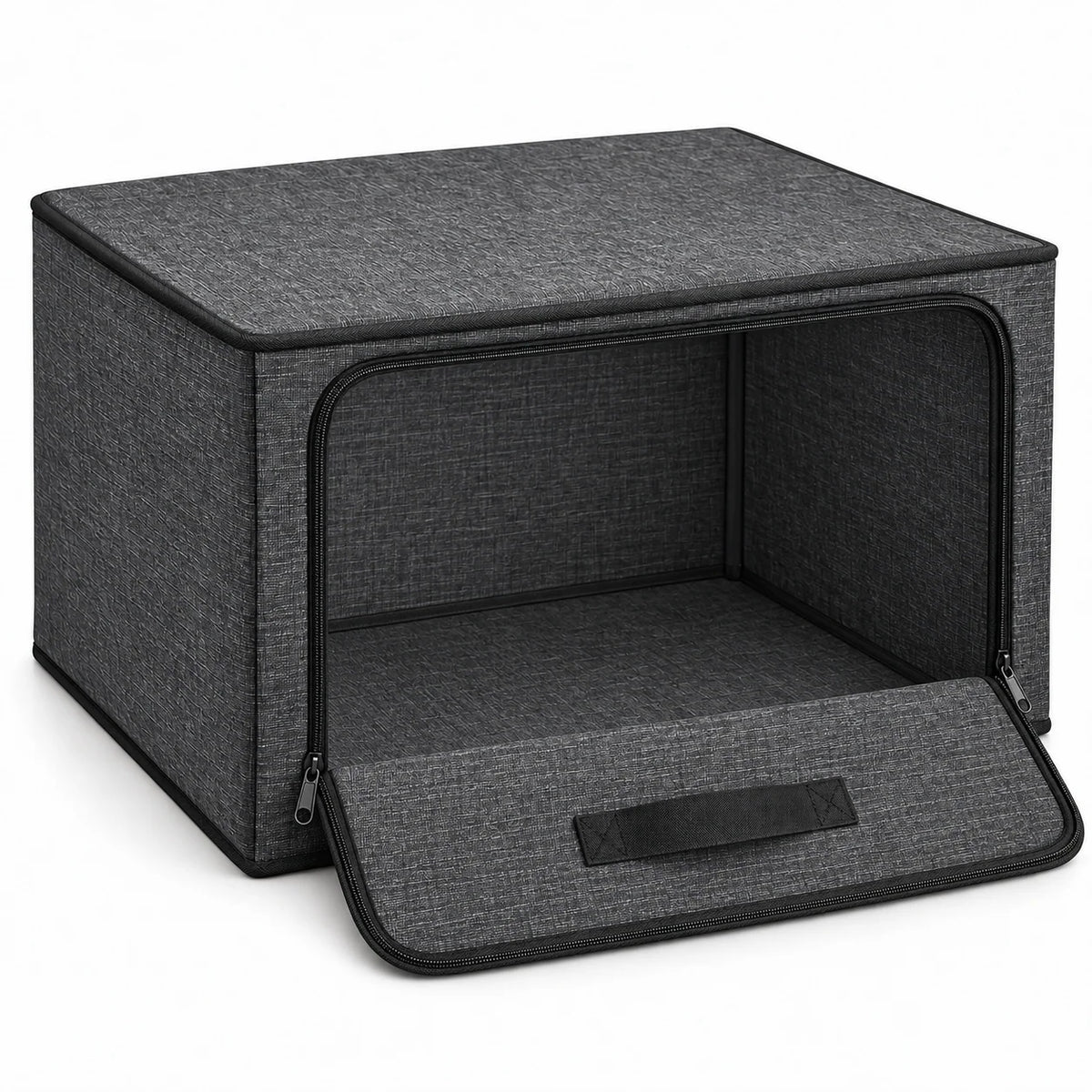 Charcoal Front-Opening Wardrobe Storage Bag
