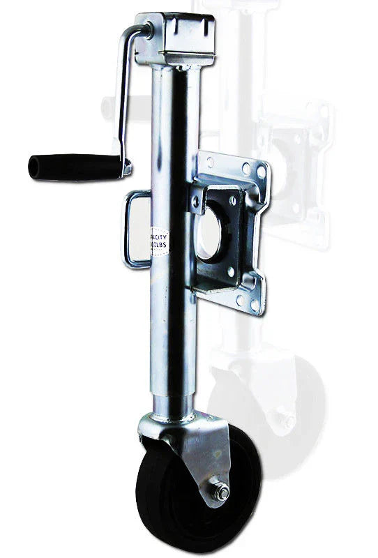 1000 LB Boat RV Swing Away Trailer Boat Jack Swivel Wheel corrosion