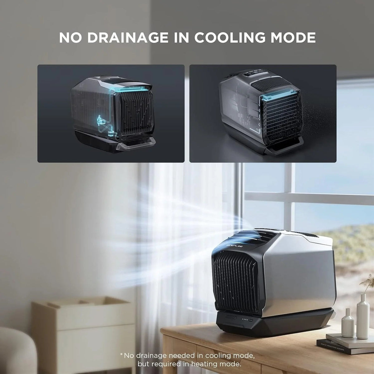 Wave 2 1800W Portable Outdoor AC with Heater, 6K btu