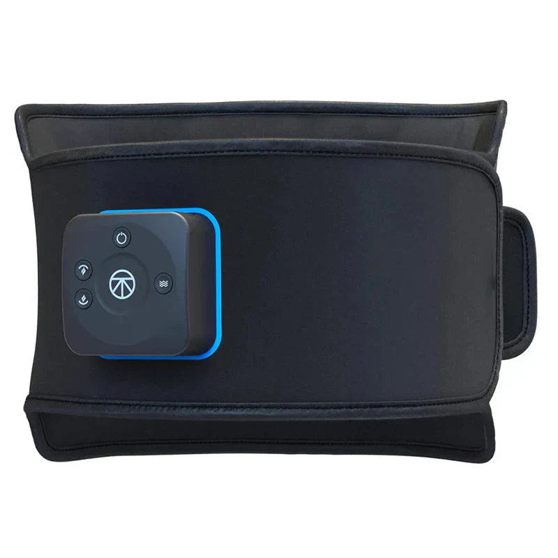 RecoveryTherm Back - Hot Vibration Back and Core Wrap for Athletes - Advanced Hot Vibration for Pain Relief Wrap with Cryothermal Technology - One Size Fits All