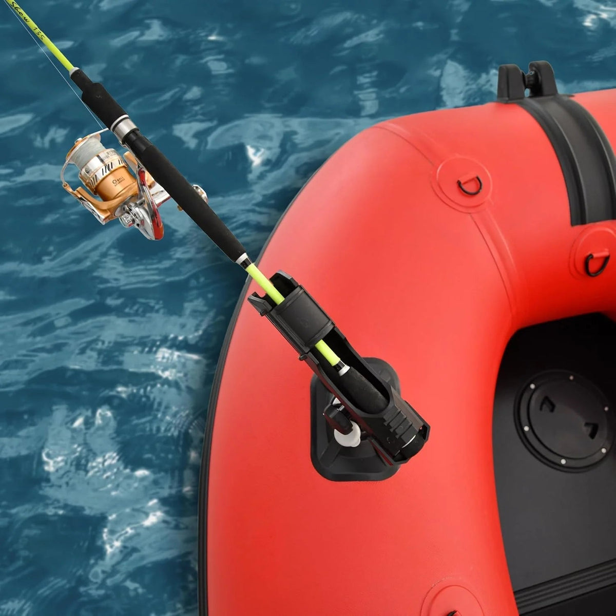 Inflatable Boat | Yacht Dinghy Tender Raft | Multi Person Fishing Boat | Aluminum Floor Oars | Fishing Rod Holders | Heavy-duty Pvc | 2024…