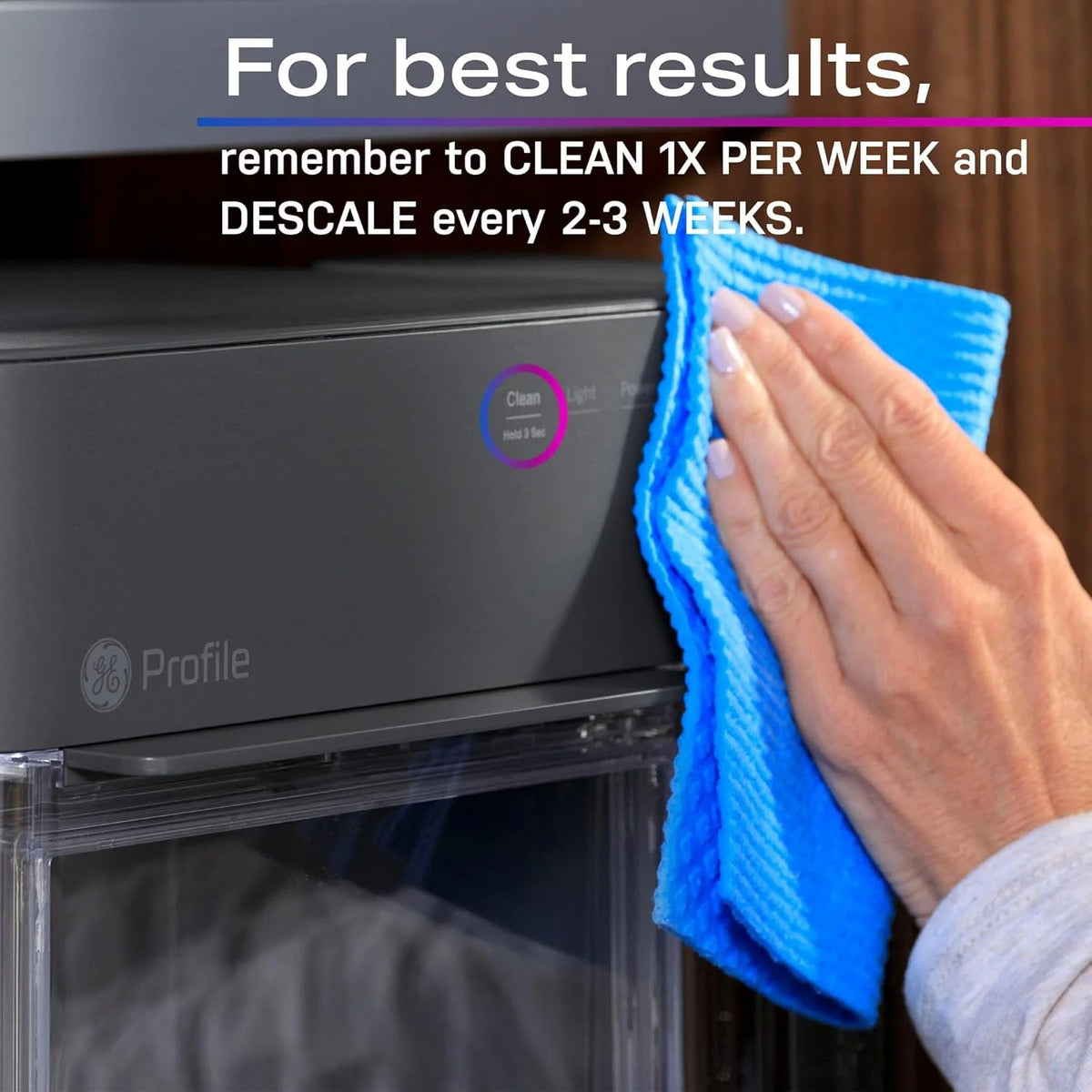 2.0 with 0.75 gallon Tank, Chewable Crunchable Countertop Nugget Ice Maker, Scoop Included, 38 lbs in 24 Hours, Pellet Ice Machine with Wifi…
