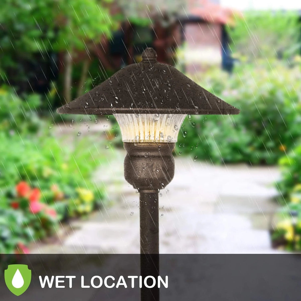 6 Pack Low Voltage LED Landscape Pathway Light, 3W 150LM 12V Wired for Outdoor Yard Lawn, Die-cast Aluminum Construction, 30-WATT Equivalent…