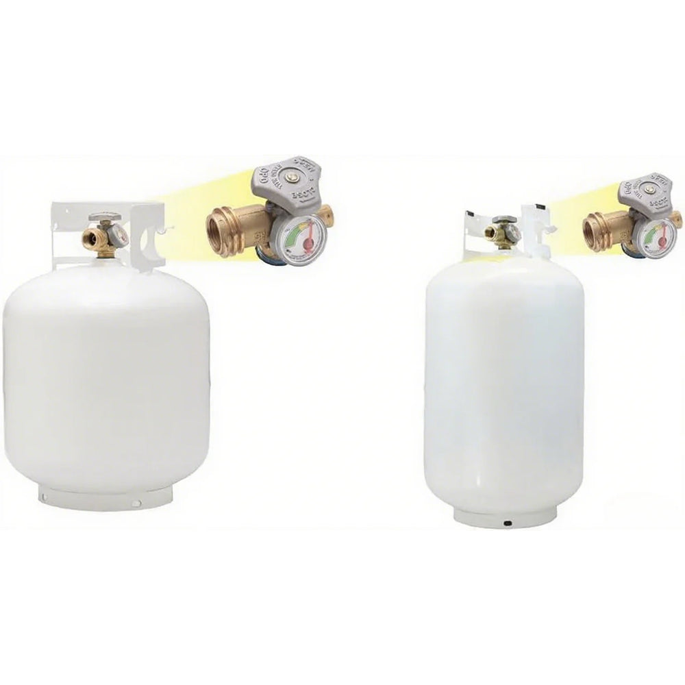 Pound Steel Propane Tank Cylinder with Opd Valve and Built-in Gauge, 20 lb