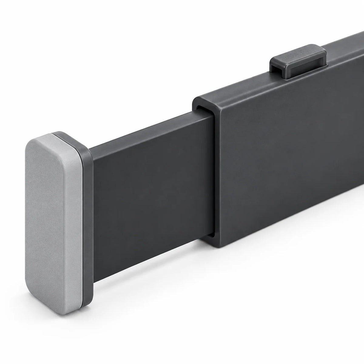 Charcoal Adjustable Drawer Dividers, 4-Pack