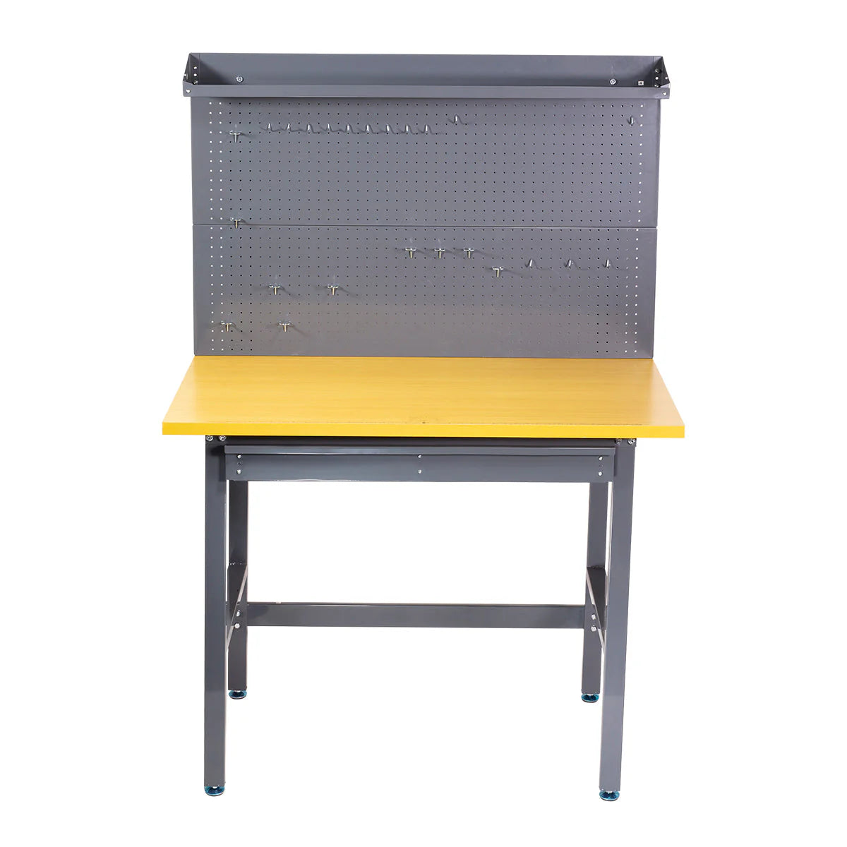 Work Bench Tool Storage Tool Workshop Table w/ Drawer and Peg