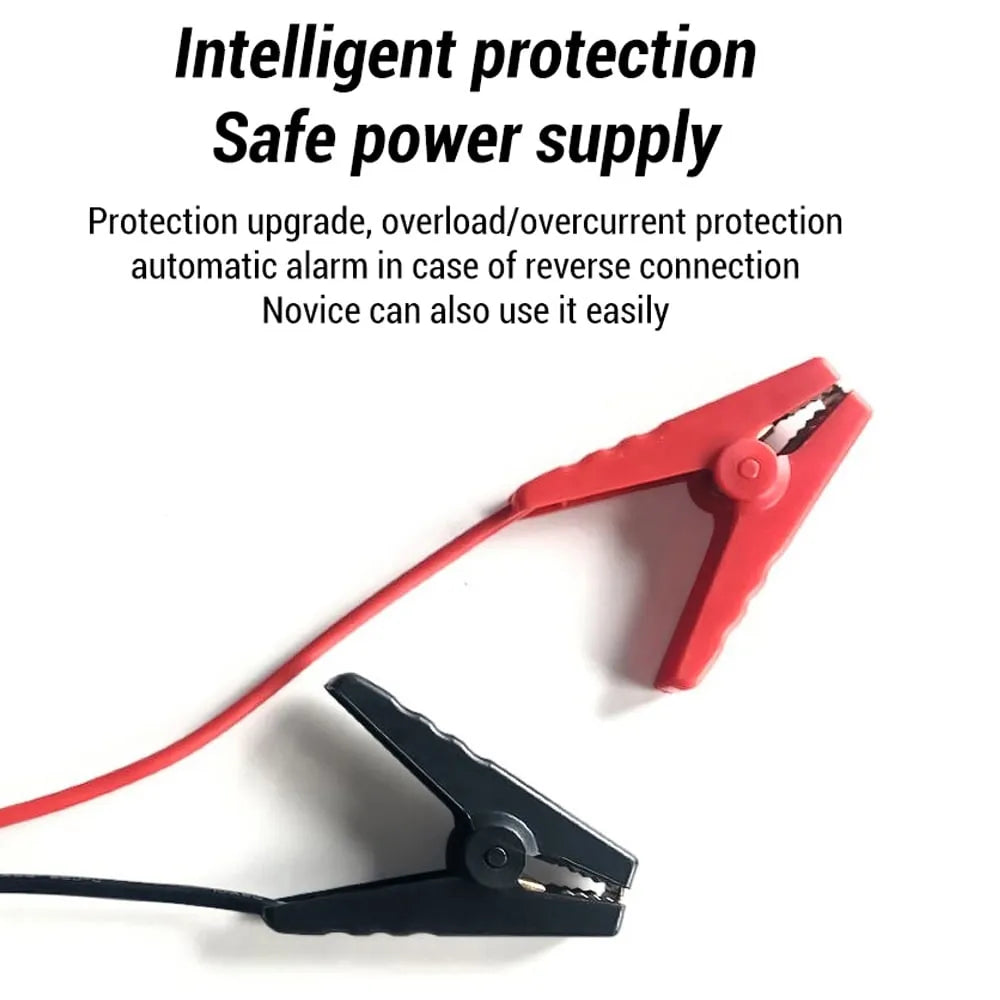 4 in 1 Car Jump Starter with 150PSI Air Compressor 1000A Battery (Up to 5.0L Gases Engines) 7500MAH Power Bank with