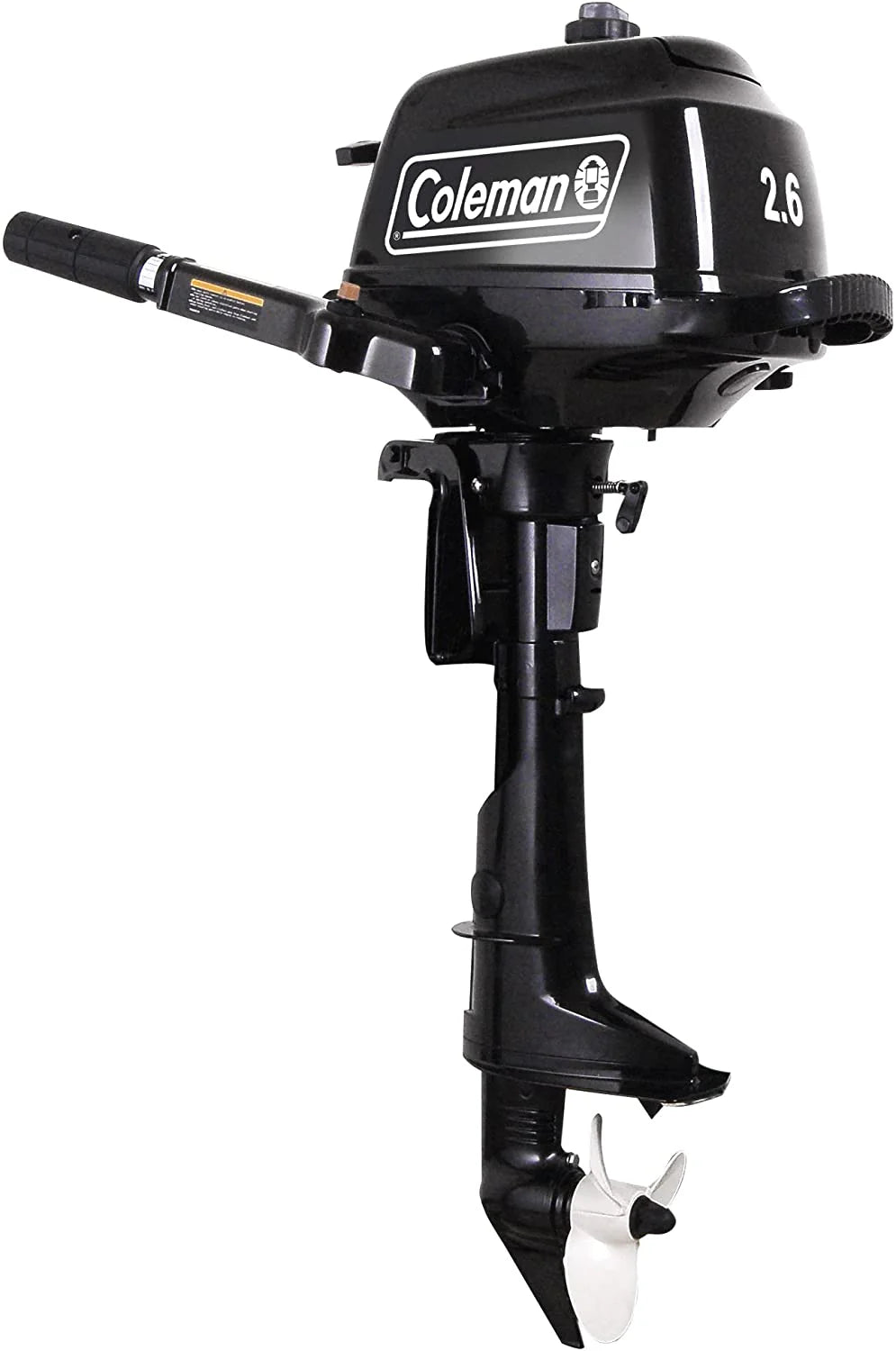 2.6 HP Outboard Motor with Short Shaft, Black