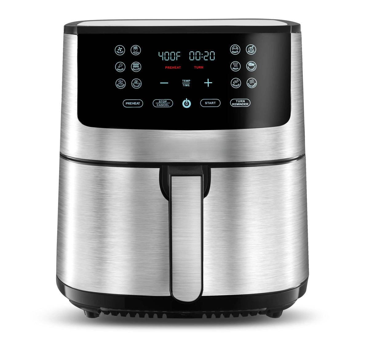 8-QT. Stainless Steel Digital Air Fryer